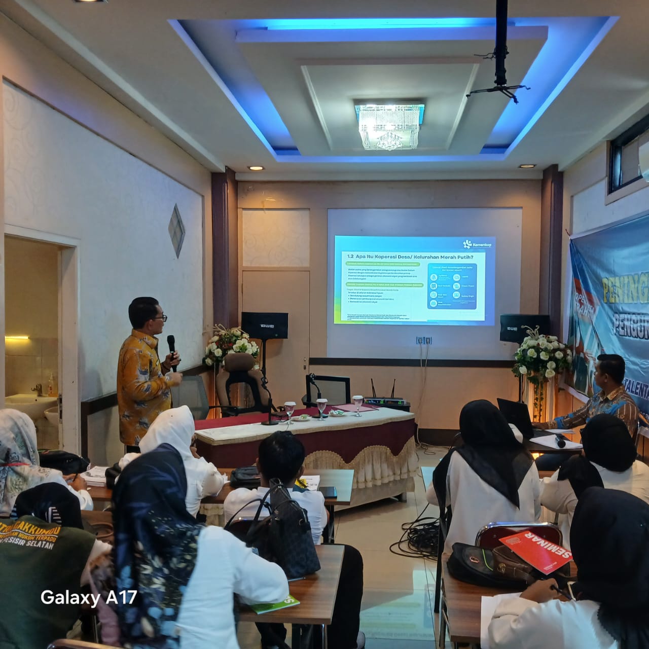 PELATIHAN PENINGKATAN KOPETENSI SDM PENGURUS KDMP HARI PERTAMA