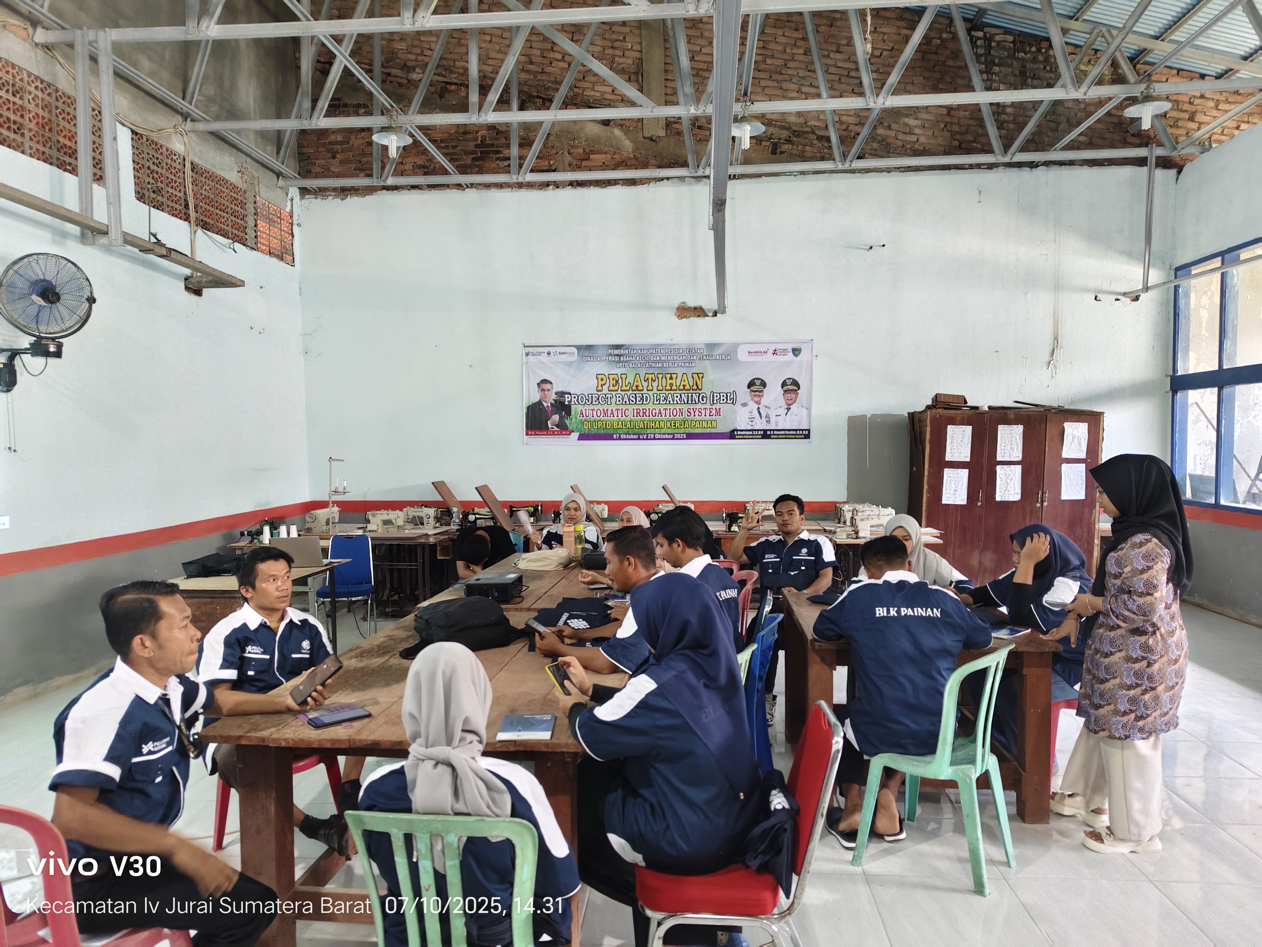 Pelaksanaan Soft Skill Pelatihan PBL di UPTD BLK Painan