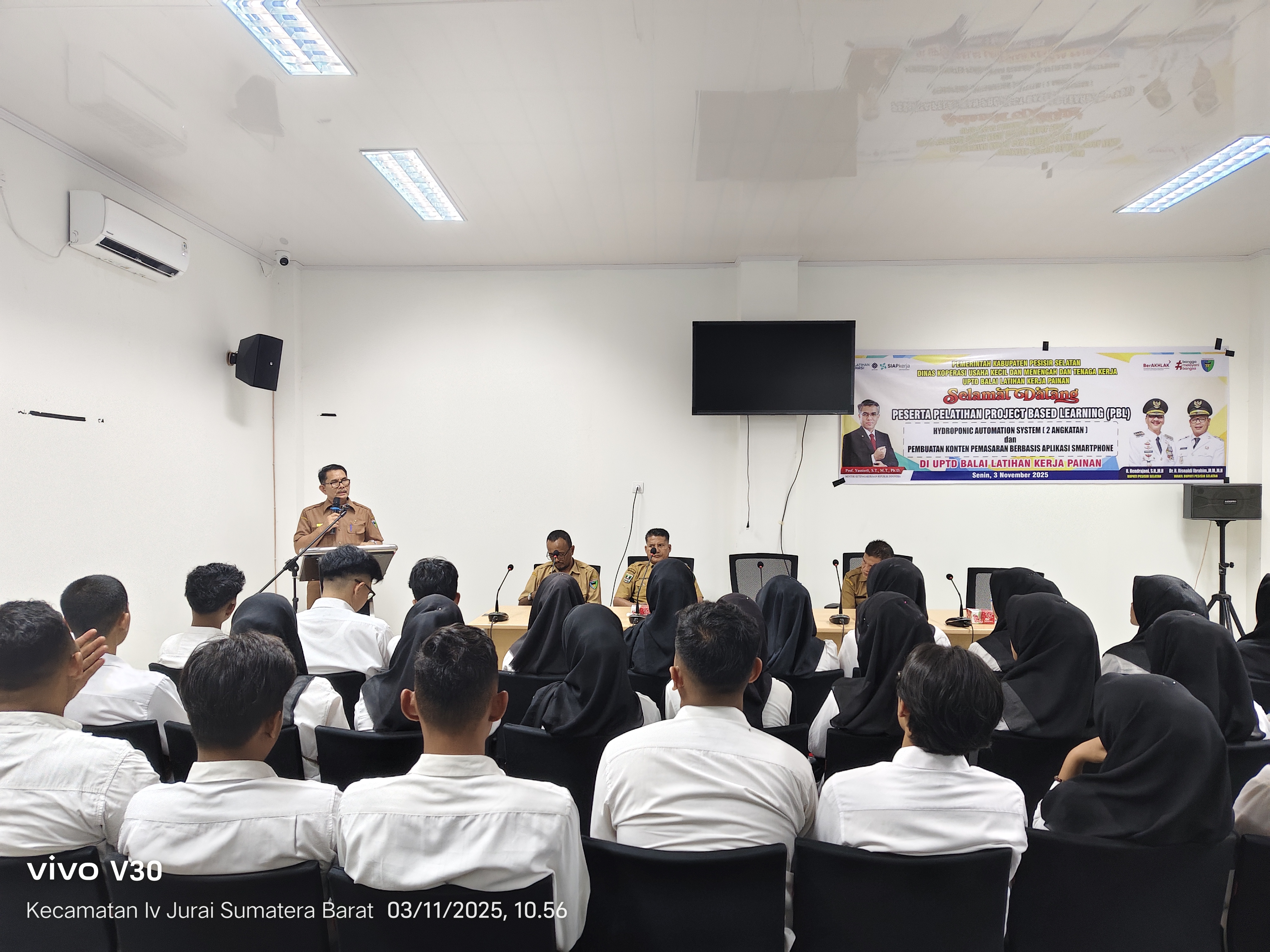 Pembukaan Pelatihan PBL Batch II UPTD BLK Painan