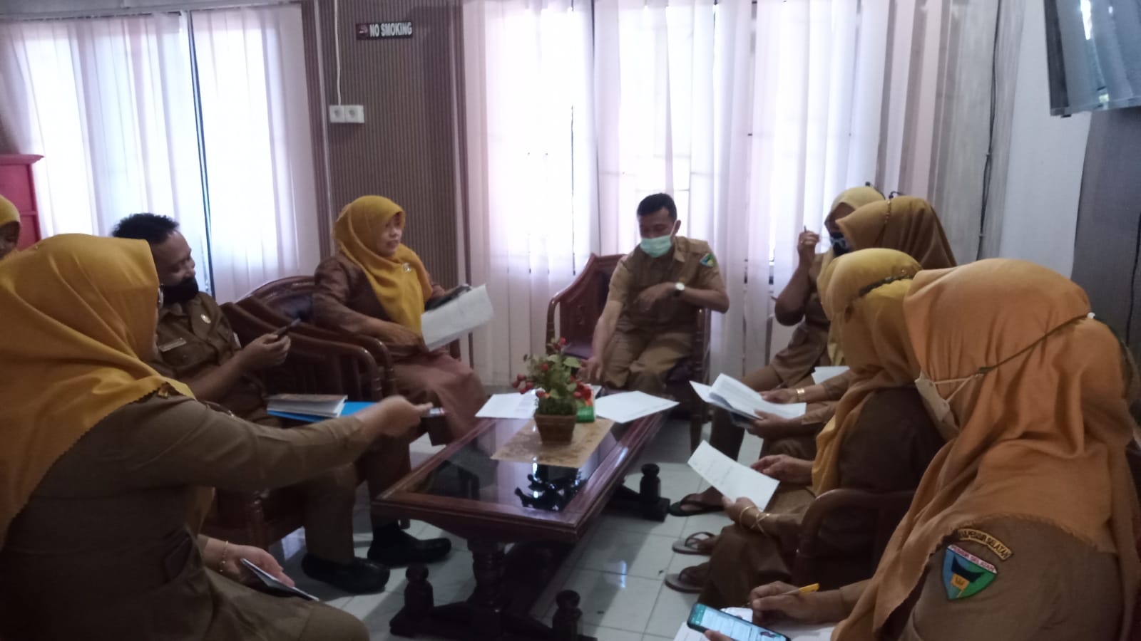 RAPAT PERSIAPAN TIM POKJA PL KUMKM DAN KOORDINATOR ENUMERATOR TENTANG PENDATAAN KUMKM DI PESSEL  TAH