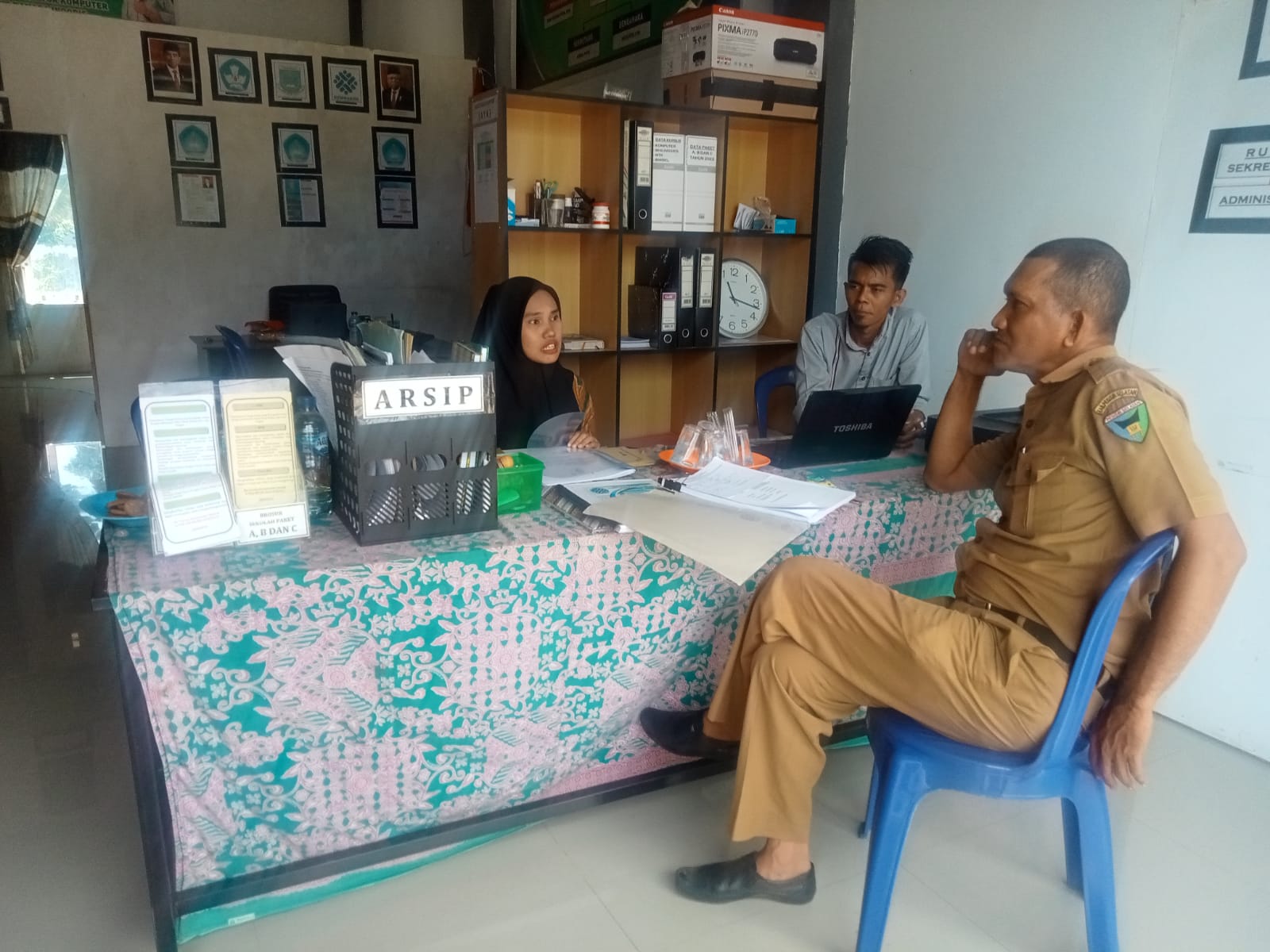 PENINJAUAN LAPANGAN PENERBITAN REKOMENDASI BANTUAN PERALATAN PELATIHAN 