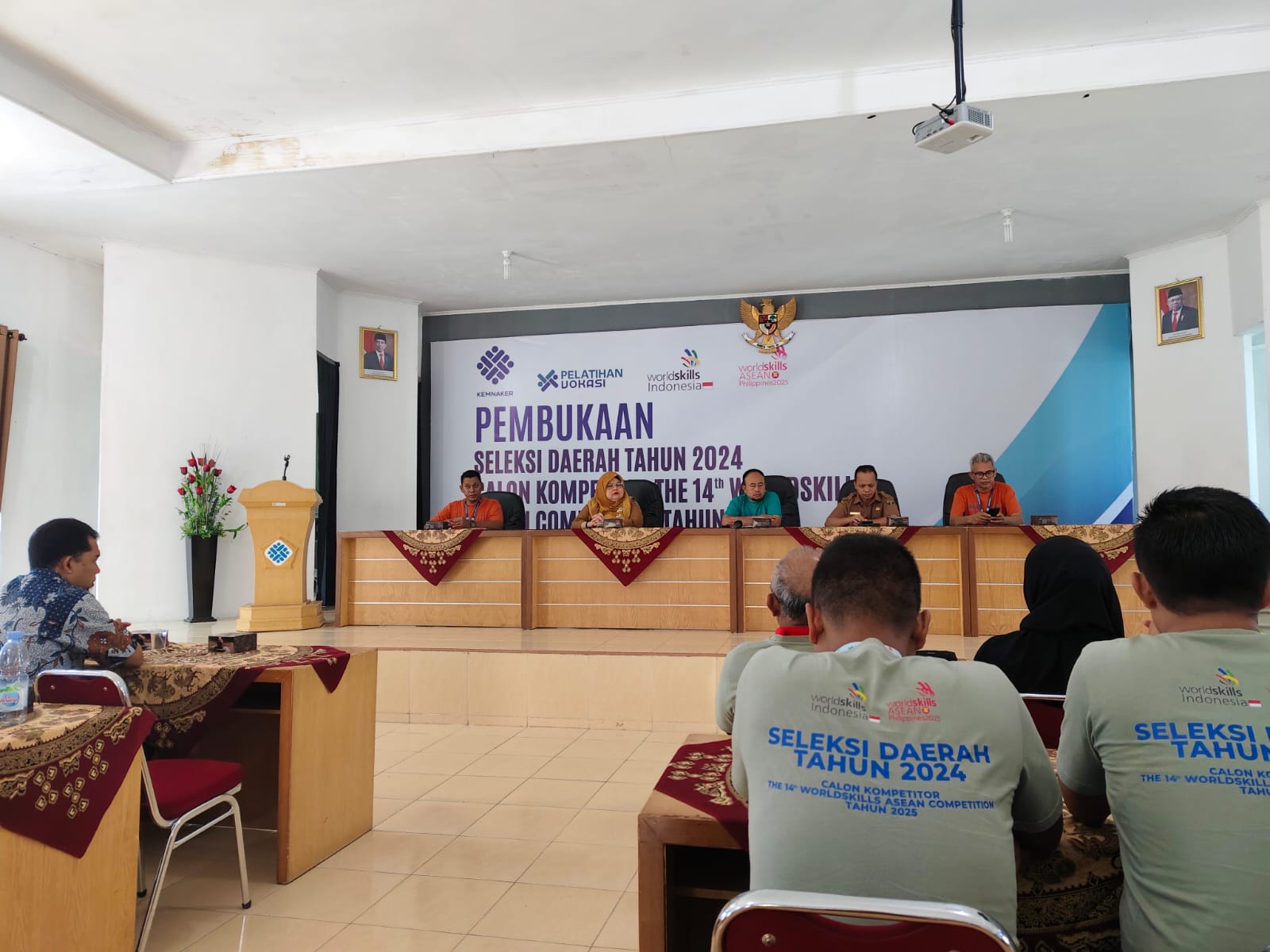 PEMBUKAAN SELEKSI DAERAH CALON KOMPETITOR WORLD SKILLS ASEAN 14 TAHUN